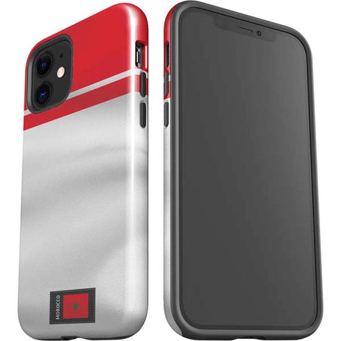 Morocco Soccer Flag iPhone 12 Mini Impact Case